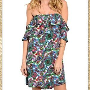 ‘Draped In Paisley’ Dress